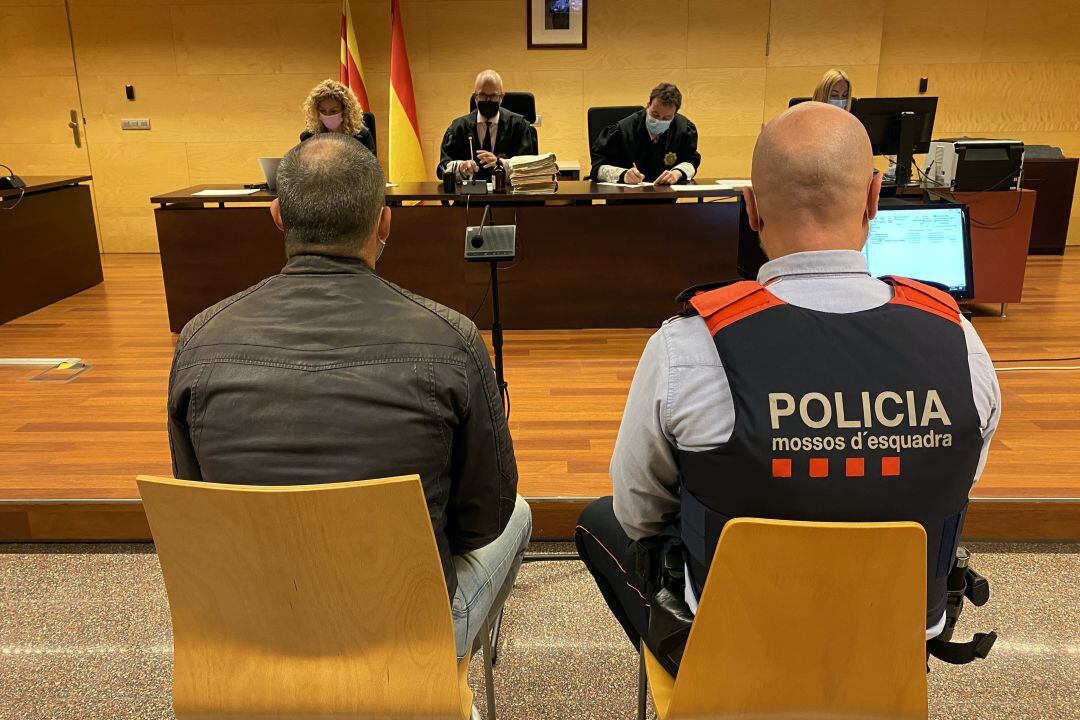 L'acusat, durant el judici.