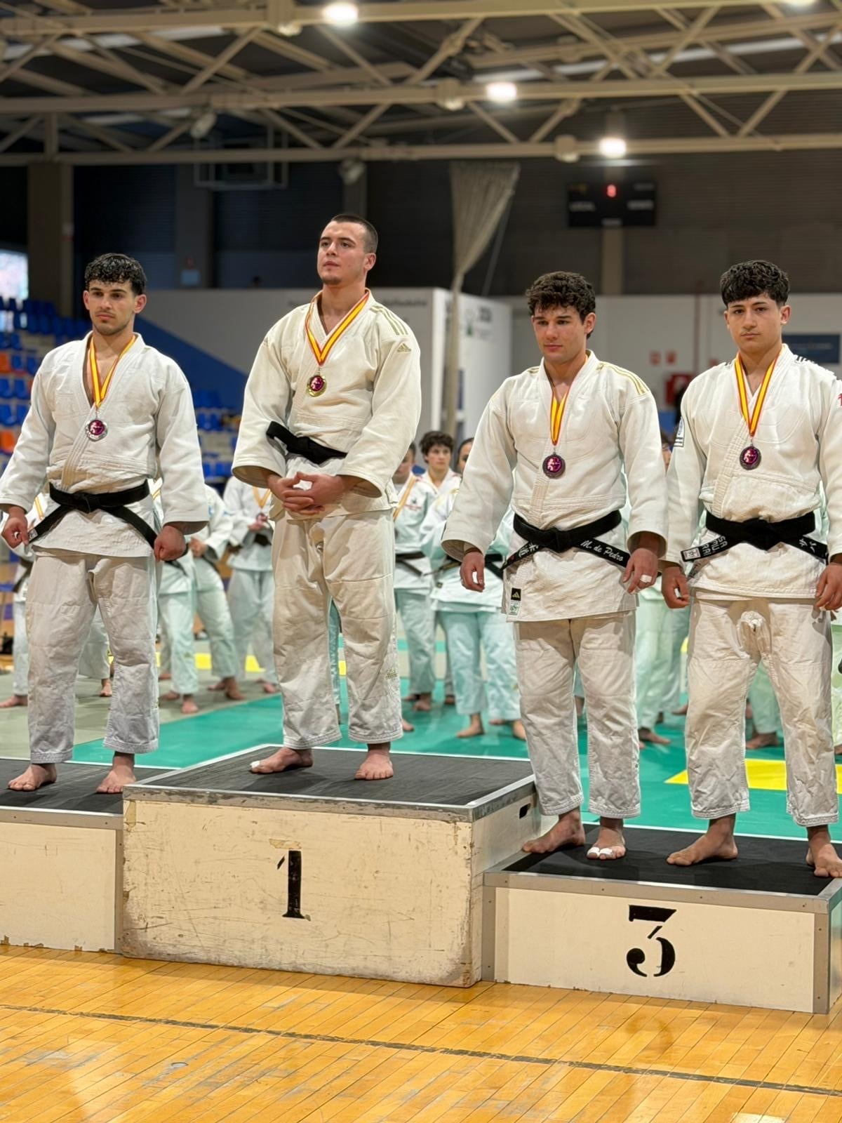 Deportistas de la Escuela Judo Samurai en Valladolid