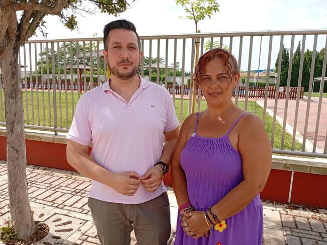 Alcalde y concejala de deportes