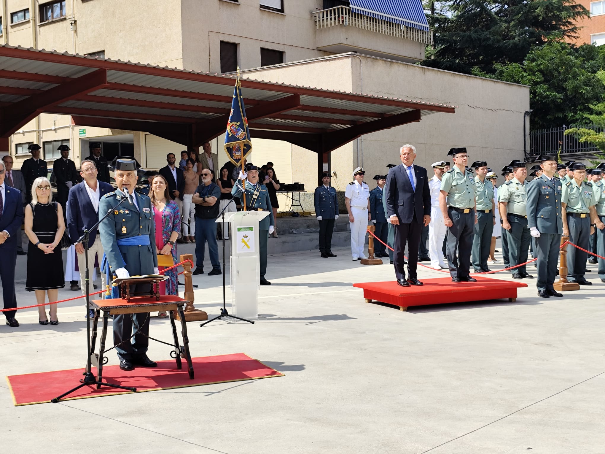El Teniente Coronel, Luis Manuel Lombardero toma posesión como nuevo jefe de la Comandancia de Palencia