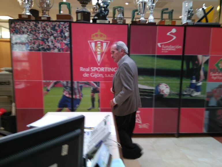 José Fernández en una de sus últimas visitas a Mareo, en 2016 (Foto cedida por Golaverage.com)