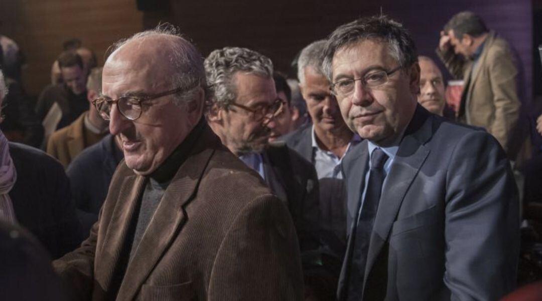 Jaume Roures, con Bartomeu.