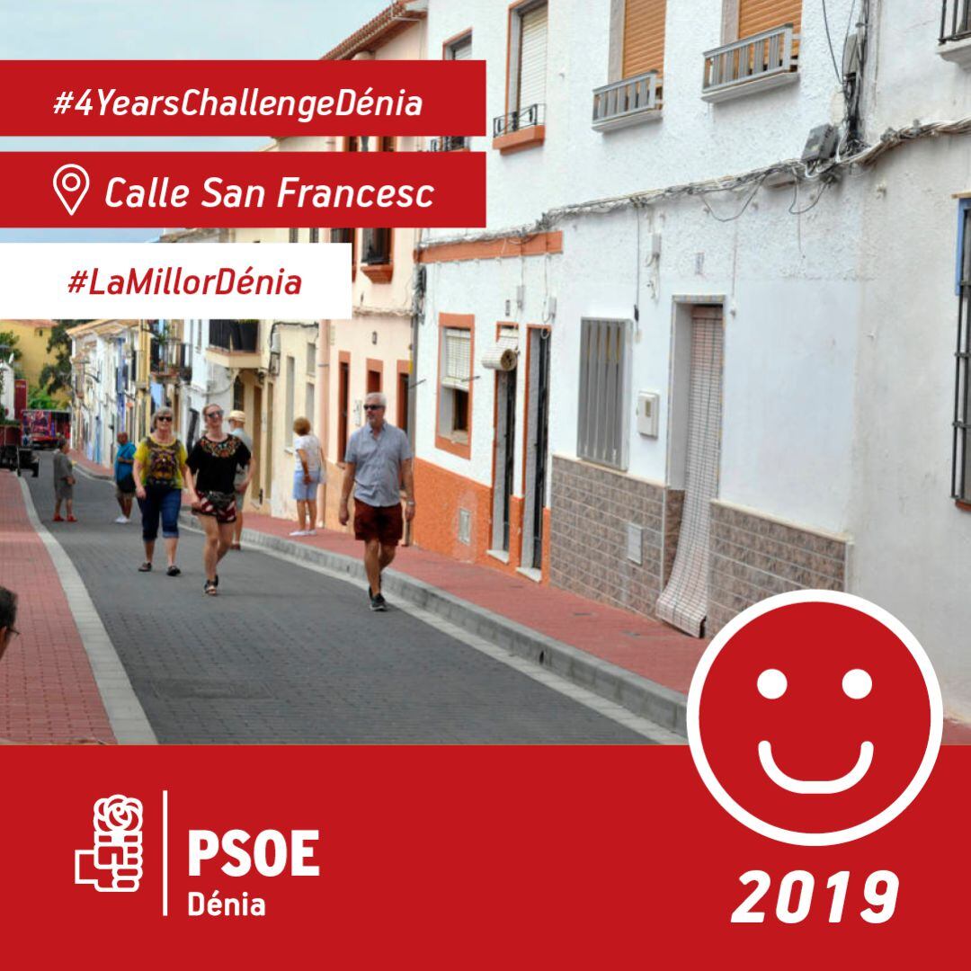 Una de las fotos de la campaña del PSPV en redes sociales.