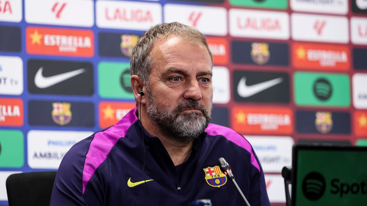 Hansi Flick: "Crec que jugarà Joan Garcia, però veurem demà"