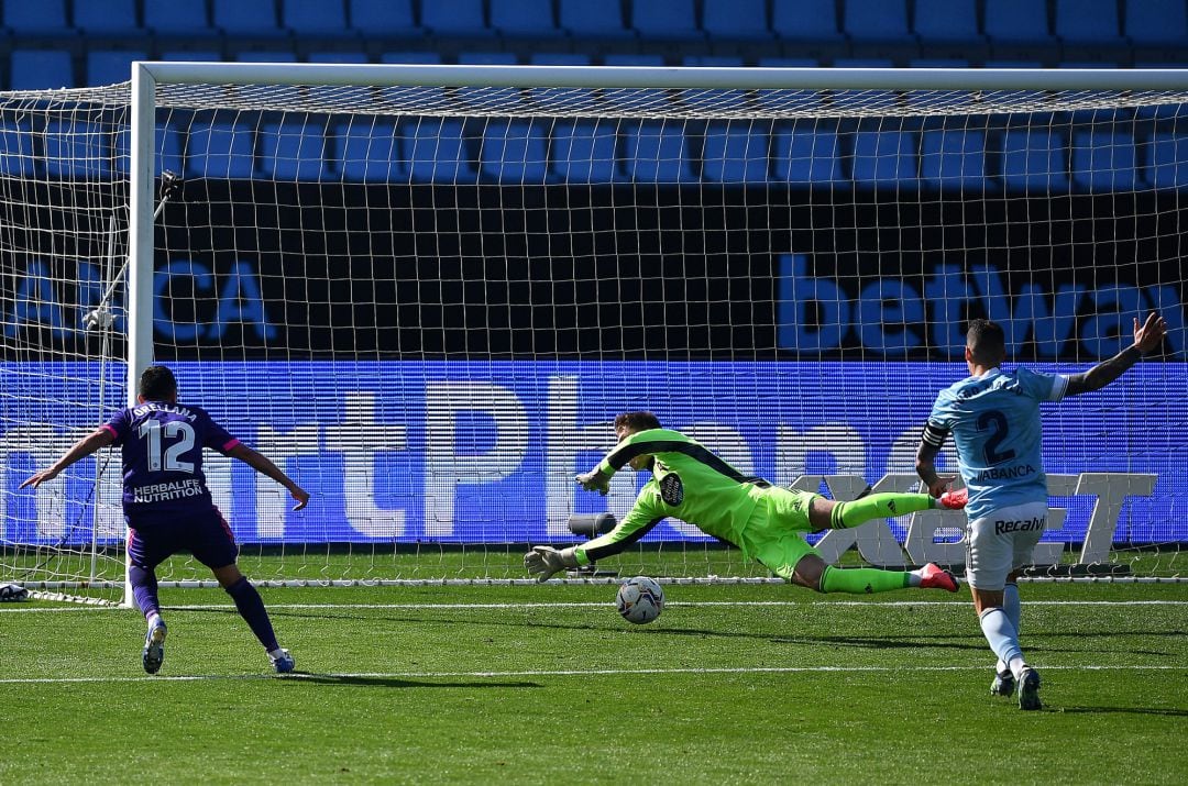 Rubén Blanco, en el último partido disputado en Balaídos.