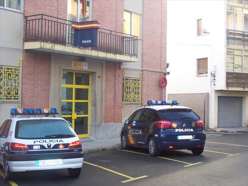 La actual comisaría de Jaca, en el centro de la ciudad