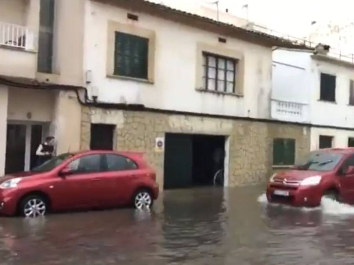 Alerta naranja por fuertes lluvias en Balears