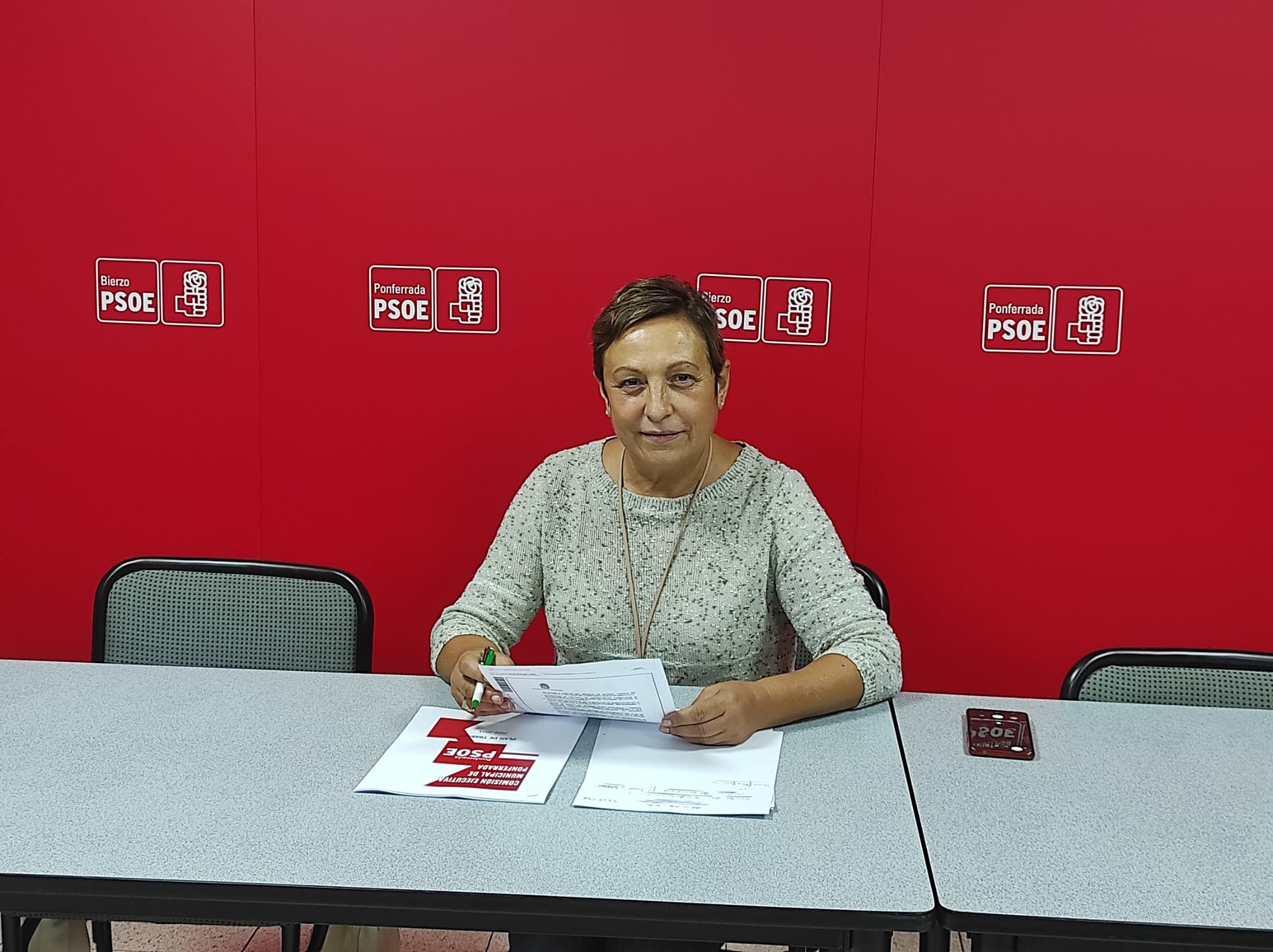 Vicesecretaria del PSOE en Ponferrada Carmen Morán &#039;