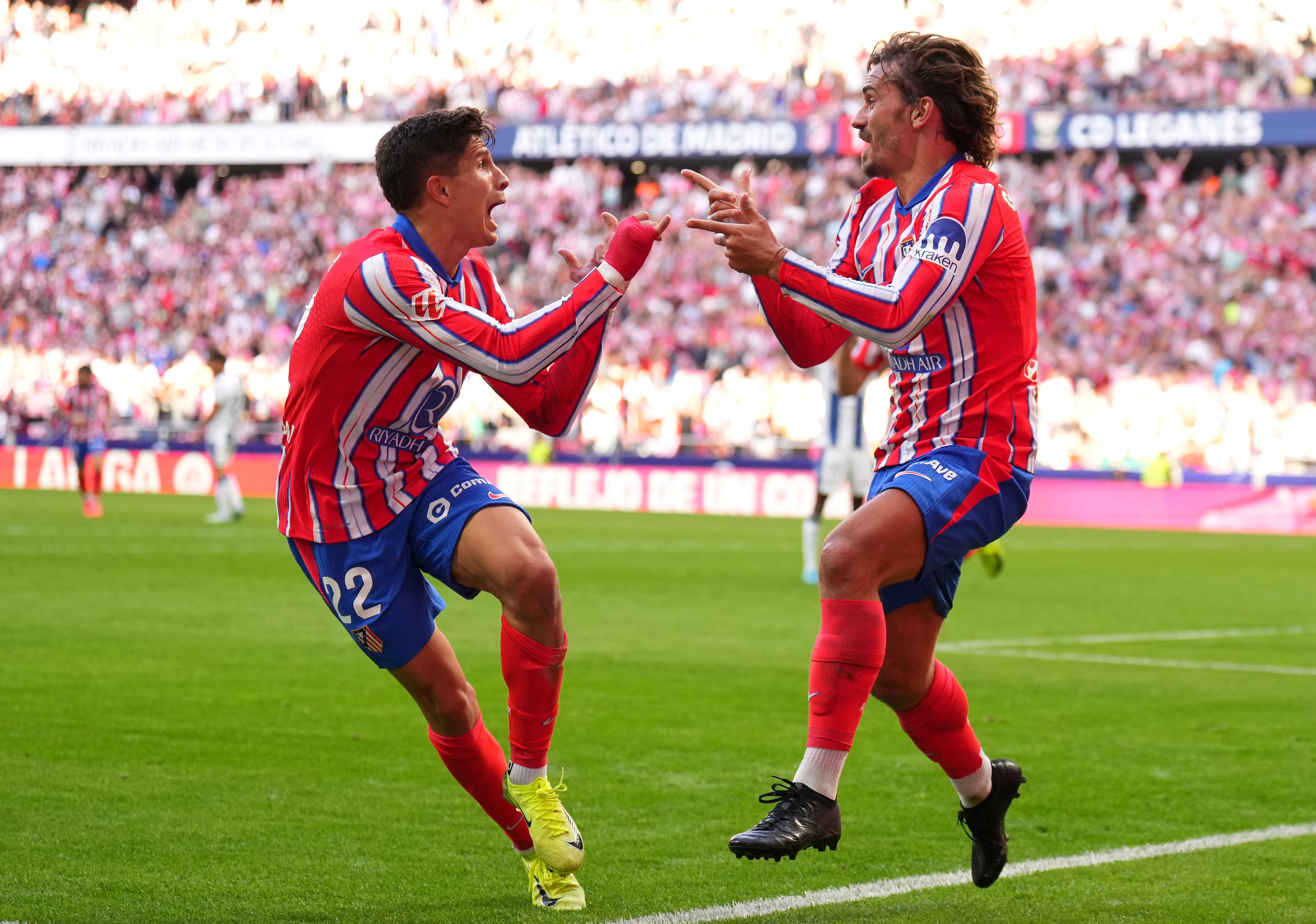 Sorloth y Griezmann obran la remontada para el Atlético ante un Leganés que se adelantó en la primera parte