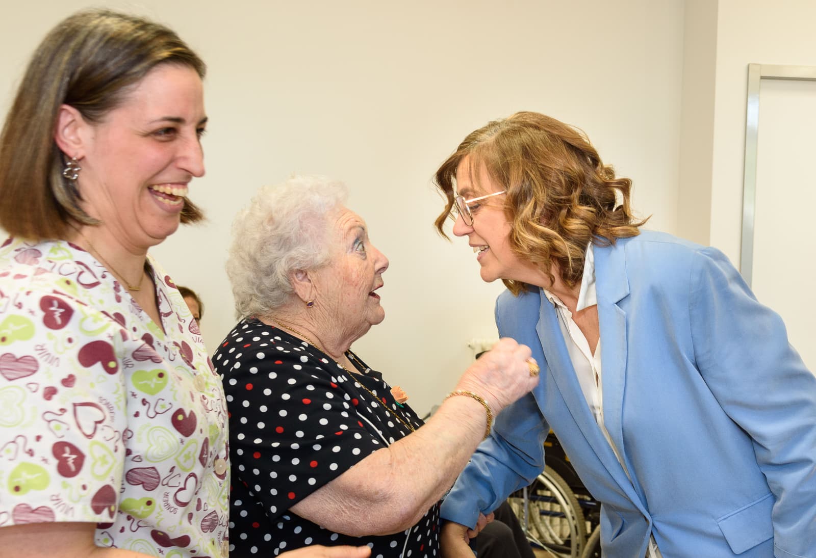 Visita de la presidenta de la Diputación a San Telmo