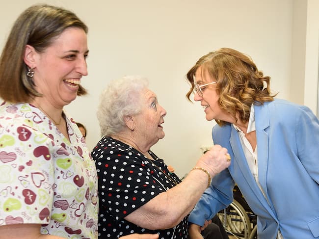 Visita de la presidenta de la Diputación a San Telmo