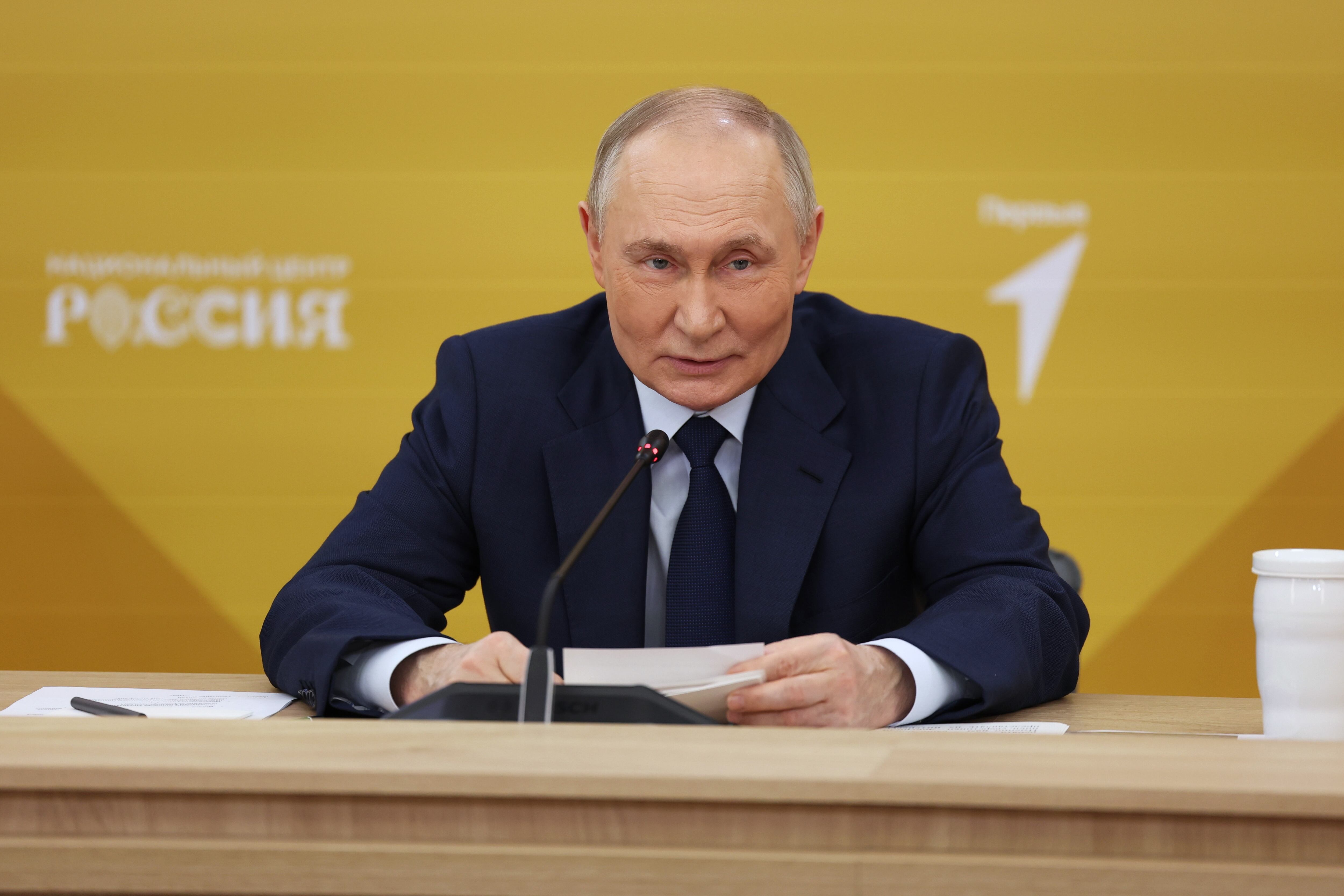 El presidente ruso, Vladimir Putin