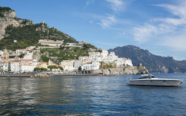 Tour privado en barco desde Amafi hasta Capri.