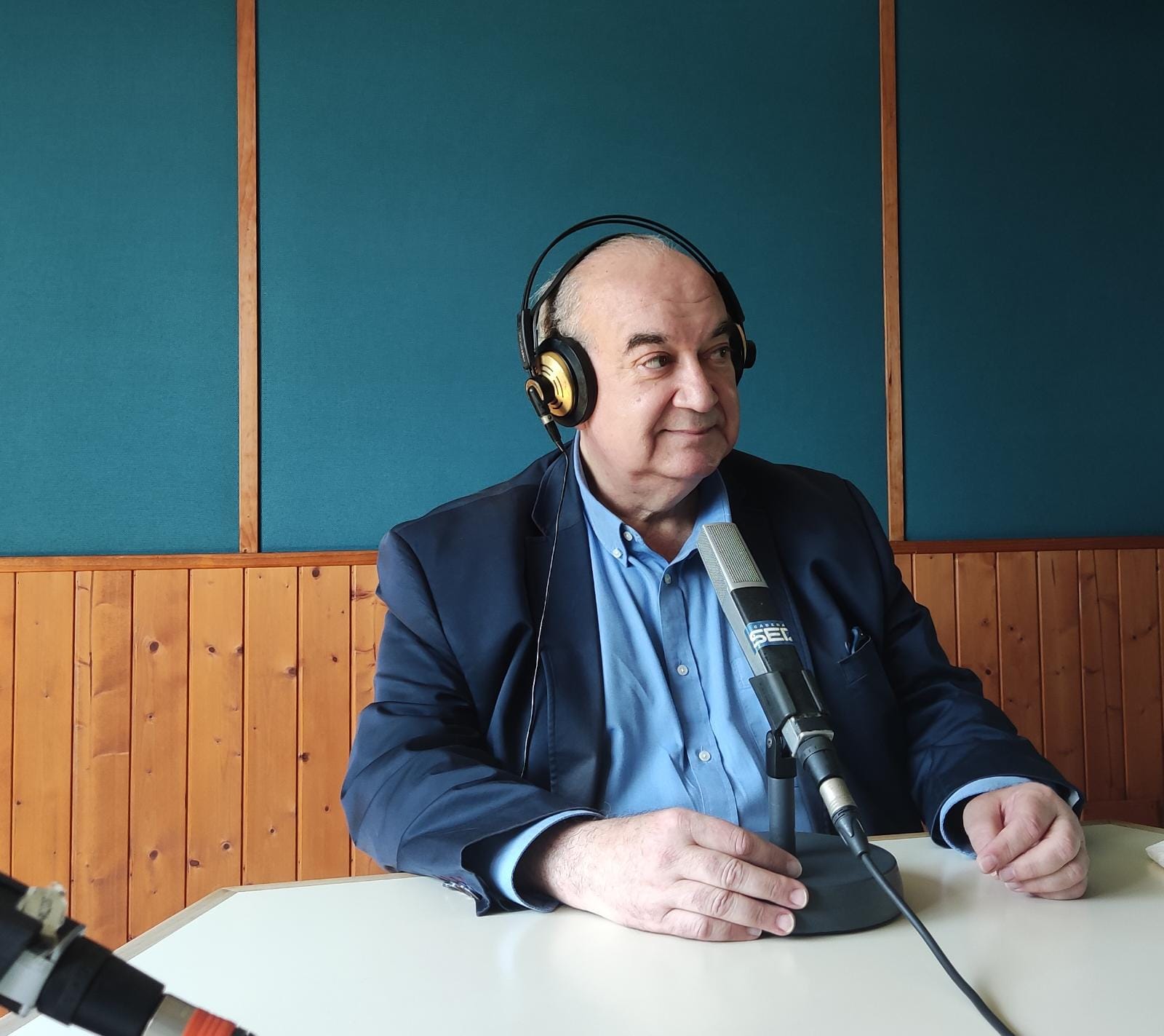 Emilio del Valle, presidente de Vox en Cantabria y candidato a la alcaldía en Santander en la Cadena SER.