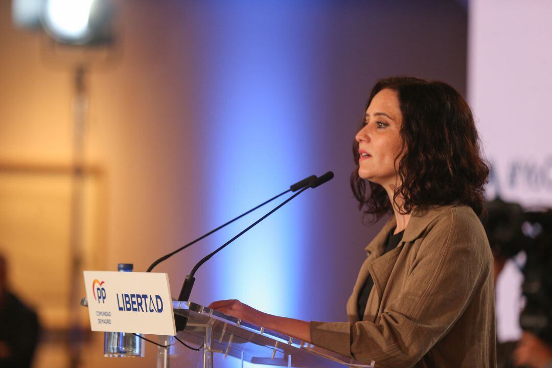 La presidenta de la Comunidad de Madrid y candidata del PP a la reelección, Isabel Díaz Ayuso.