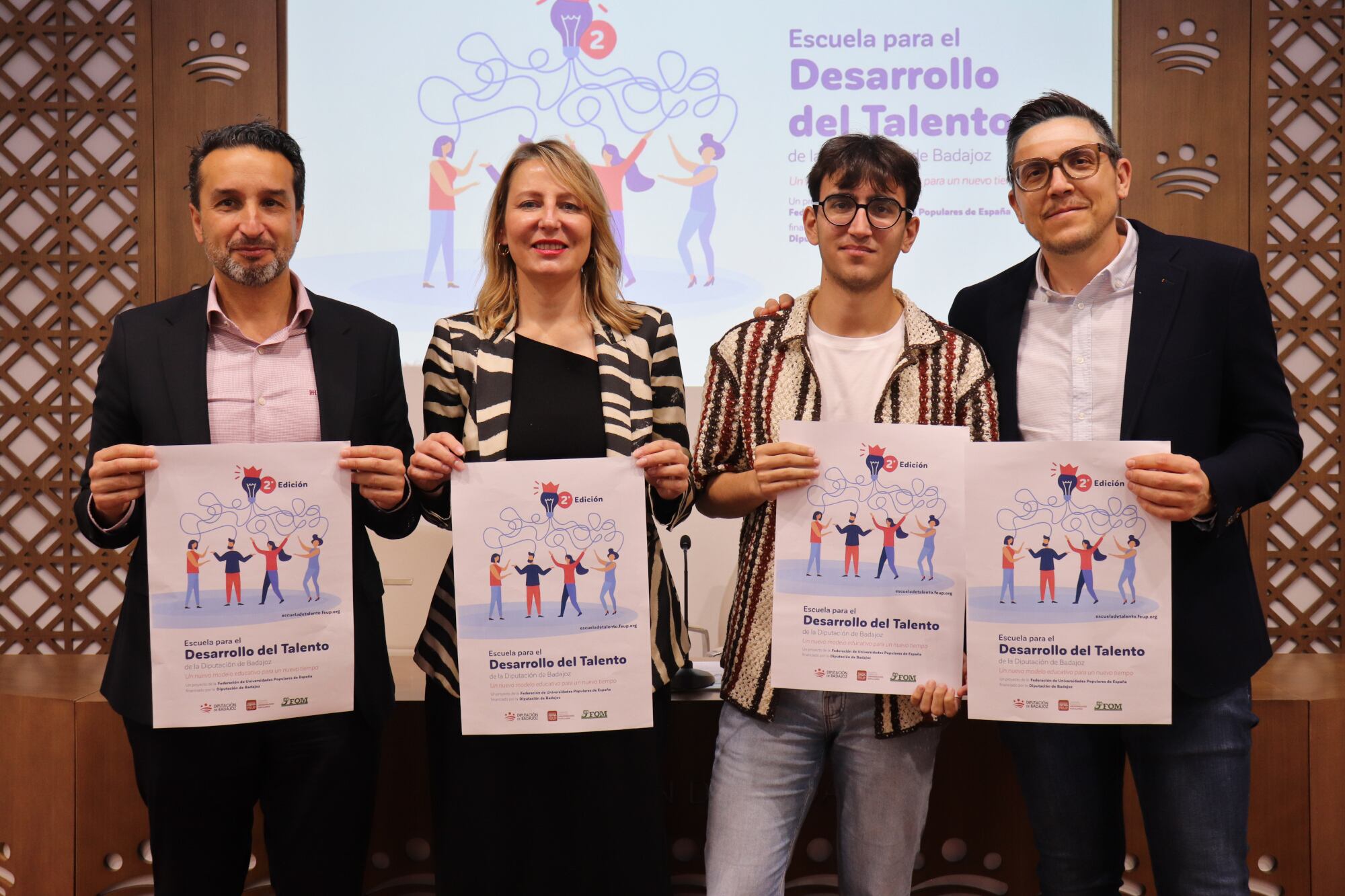 Presentación de la II Edición de la Escuela de Talentos que patrocina la Diputación Provincial de Badajoz