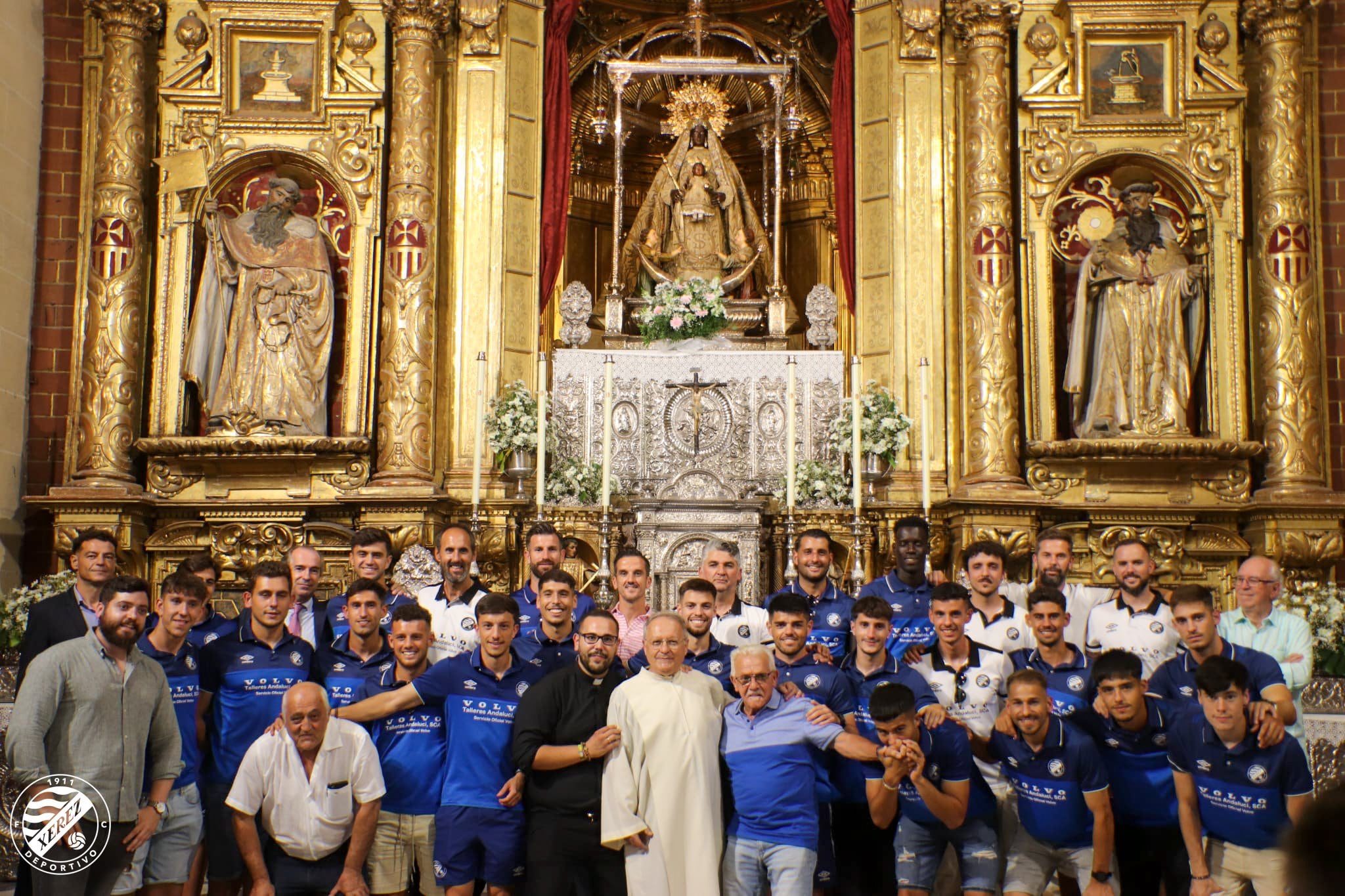 El Xerez DFC en la basílica de la Merced