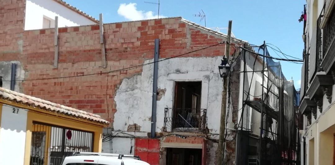 Edificio en obras.