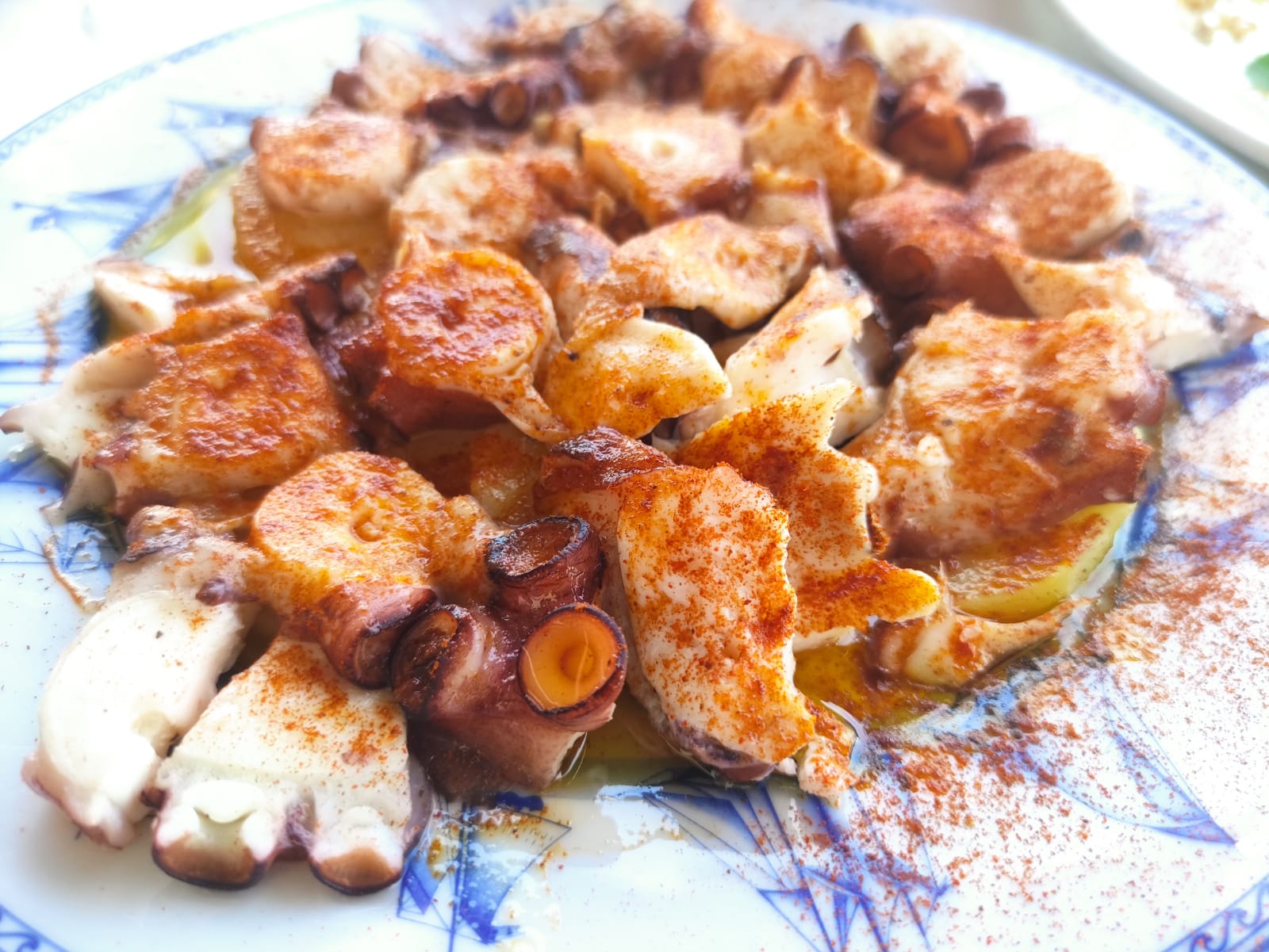 Pulpo a la gallega de La Fontanilla