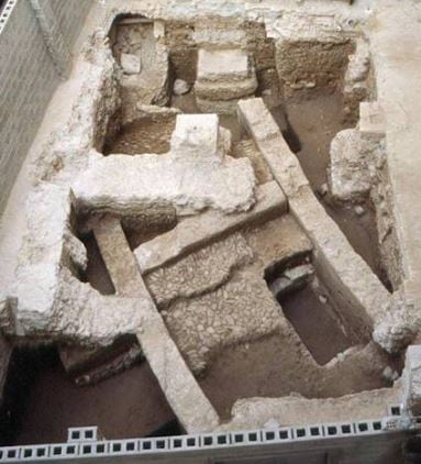 Excavación de la cabecera del circo en C/ San Juan de Ribera. SIAM. Ajuntament de València