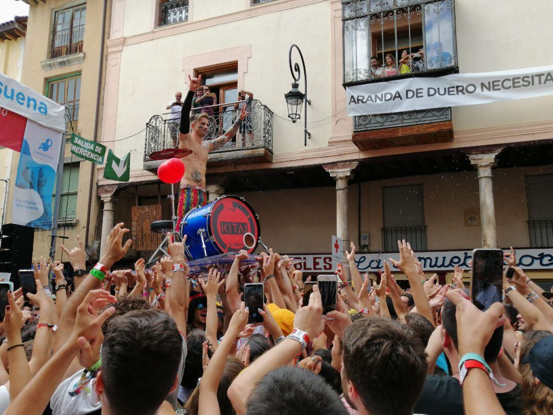 Imagen de archivo del festival en la Plaza del Trigo