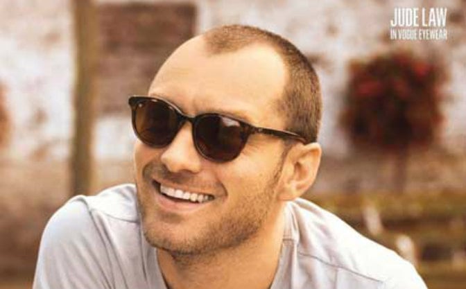 Jude Law, con gafas de sol