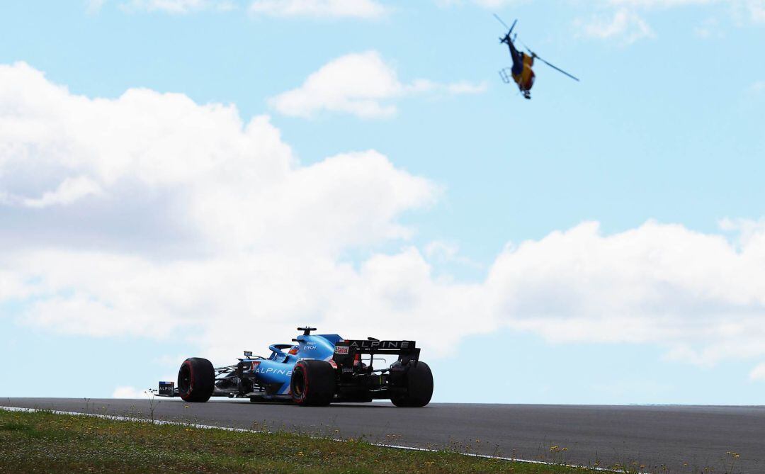 Fernando Alonso, en los libres del GP de Portugal.