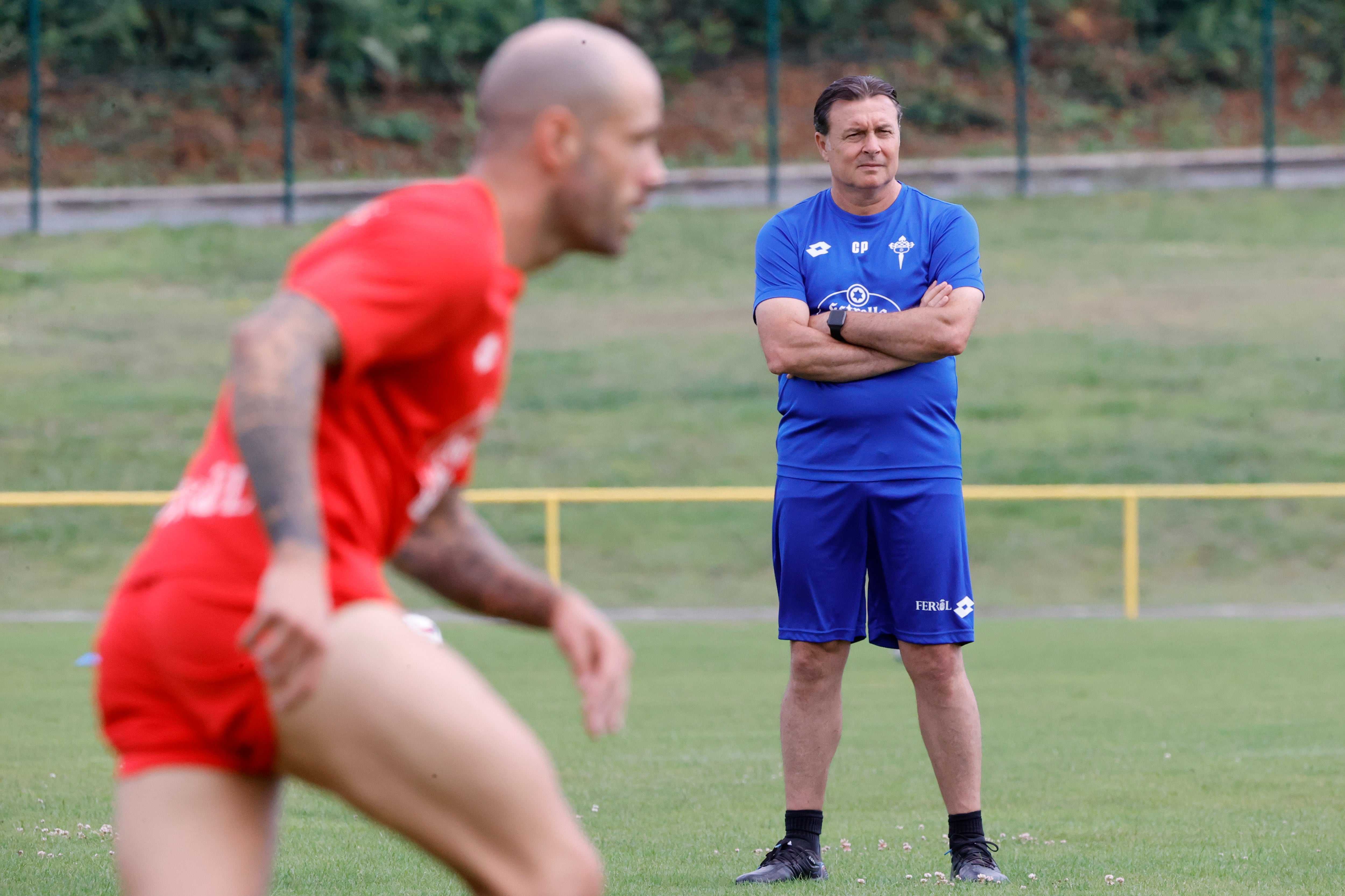 Imagen de archivo de Jon García y Cristóbal Parralo durante un entrenamiento de esta temporada en Río Seco (foto: Kiko Delgado / EFE)