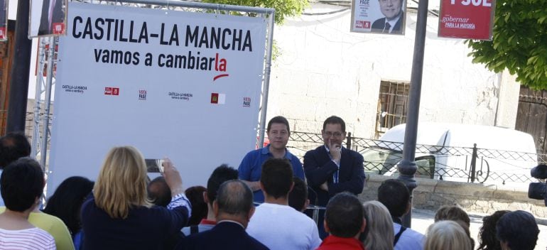 García Page en un acto en Orgaz (Toledo)