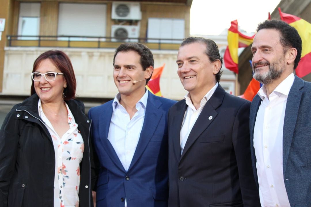 Isabel franco, Albert Rivera, Miguel Garaulet y Edmundo Bal