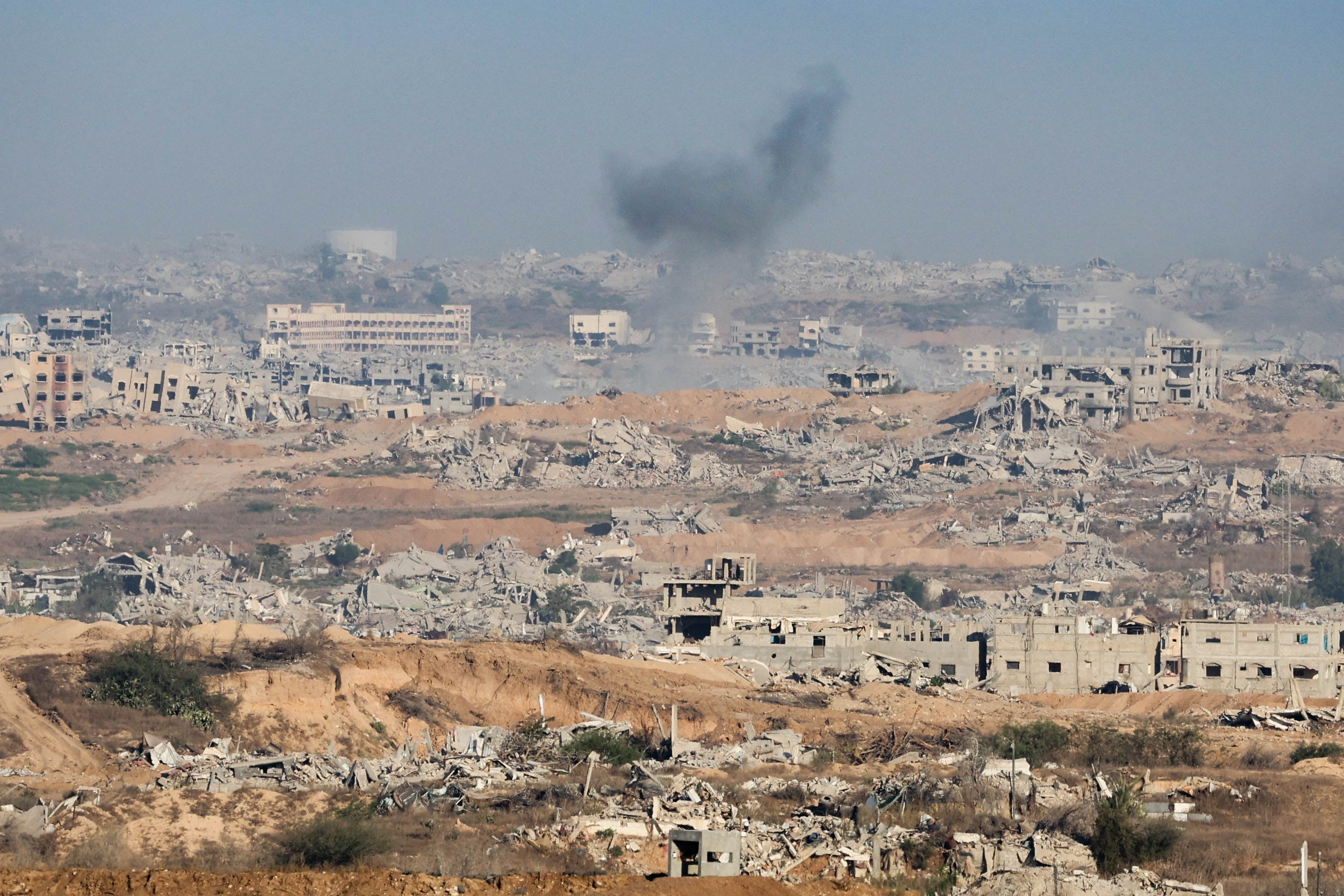 El resultado de los bombardeos incesantes sobre Gaza