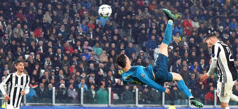 El gol de chilena de Cristiano a la Juventus en la Liga de Campeones.