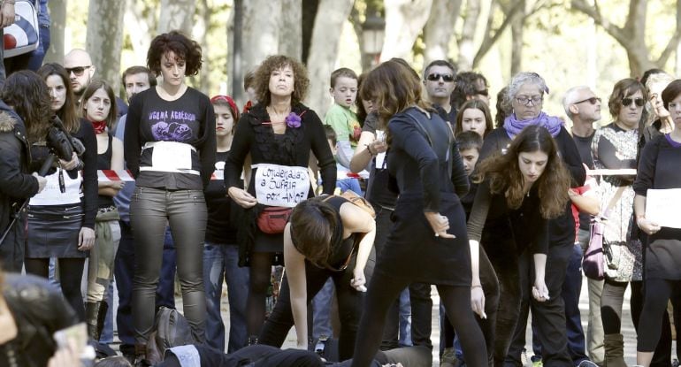 Las calles de Madrid han acogido a miles de personas que se manifestan en la primera gran movilización nacional contra las &quot;violencias machistas&quot;. 