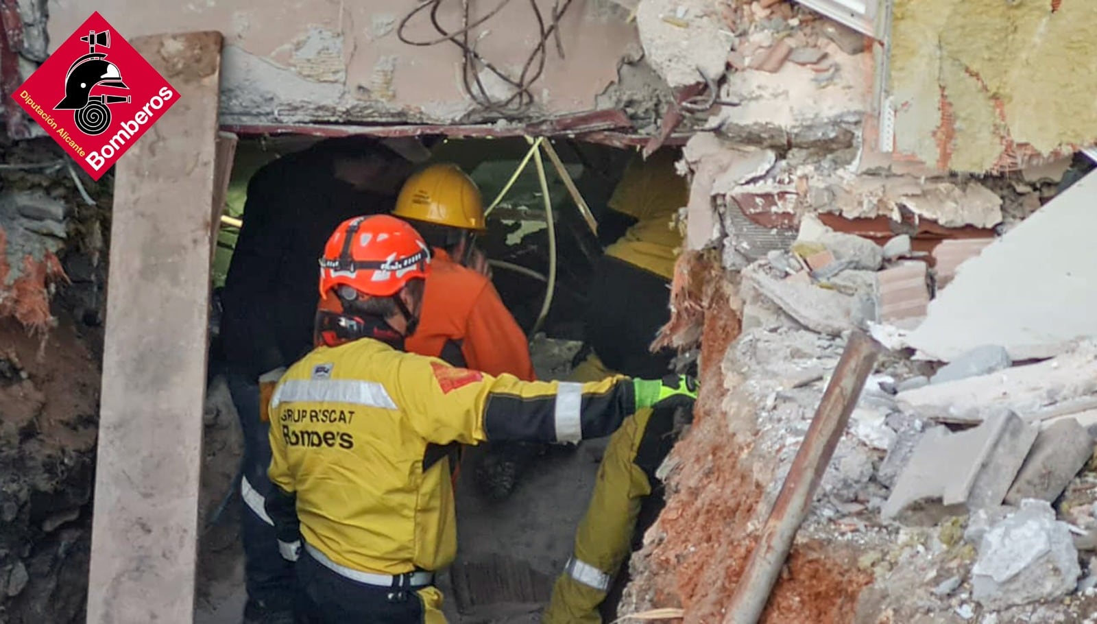 Intervención de los bomberos de Alicante en Turquía