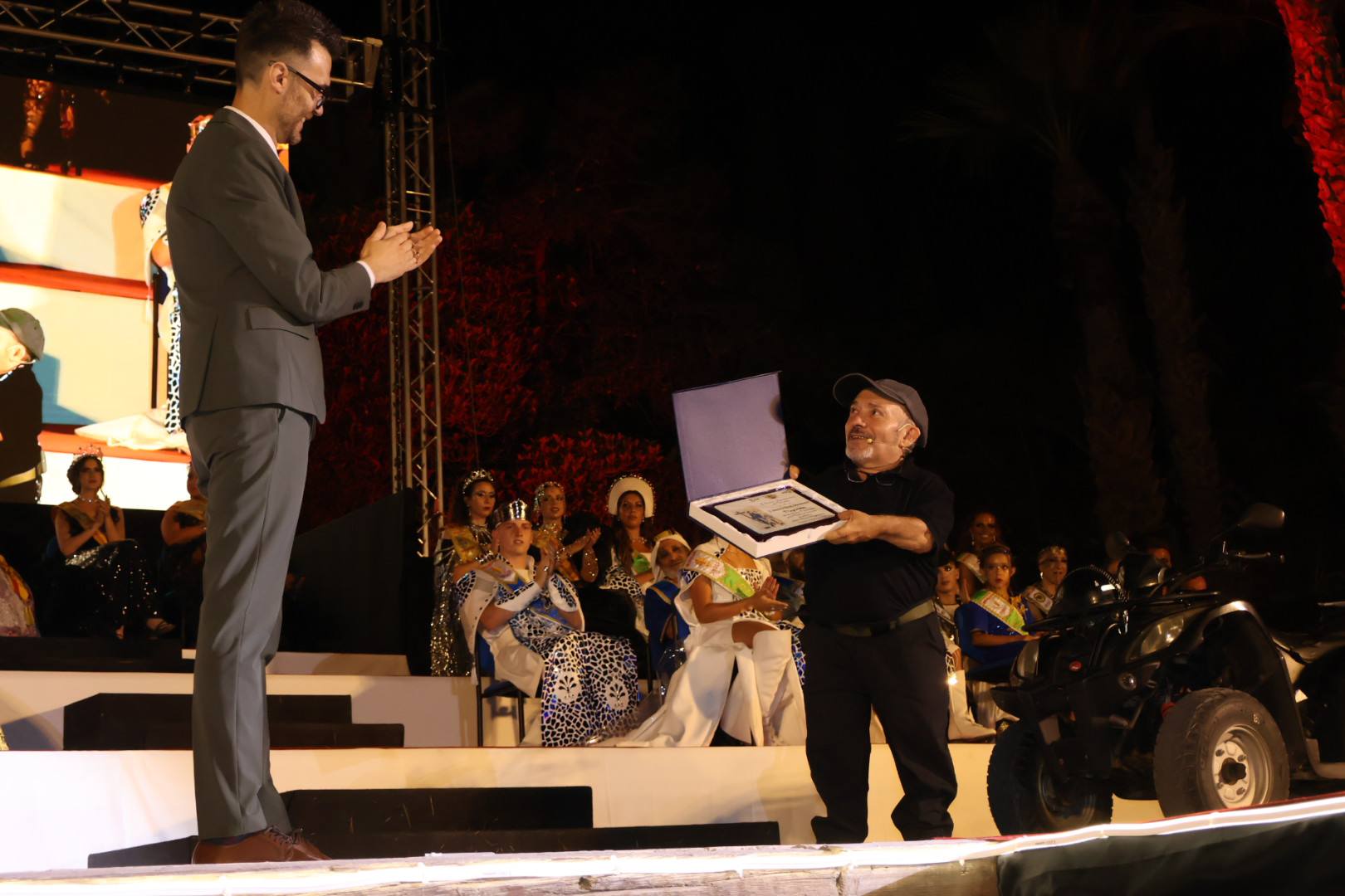 El fotógrafo local Ramiro Verdú ofreció un pregón inolvidable.