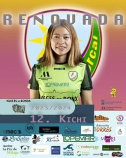 La jugadora japonesa Chikage Kichibayashi seguirá en el Nueces de Ronda Atlético Torcal