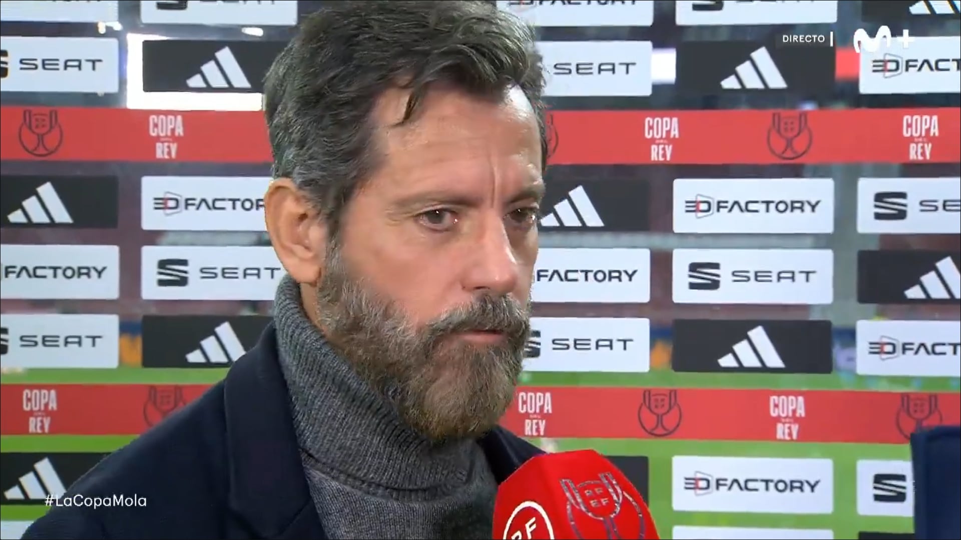 Quique Sánchez Flores, entrenador del Sevilla.