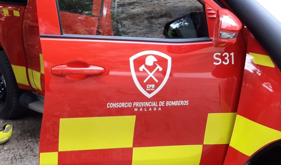 Camión del Consorcio Provincial de Bomberos de Málaga