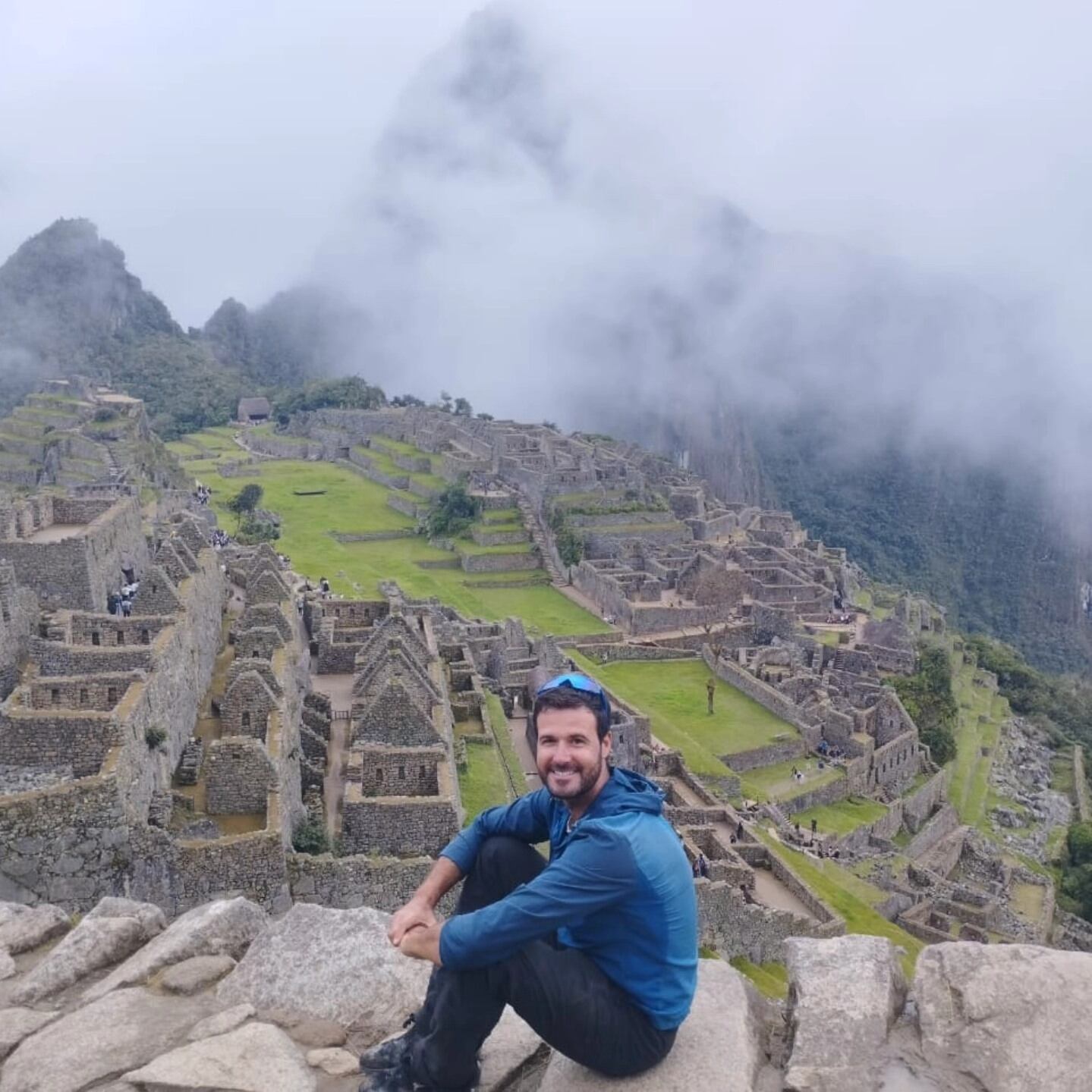 Juanma, en Perú, una sus últimas paradas