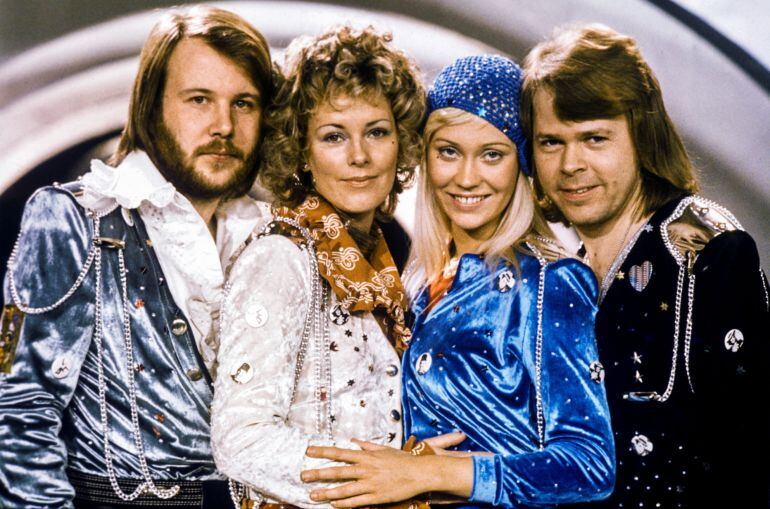 El grupo Abba, en una fotografía de archivo de 1974.