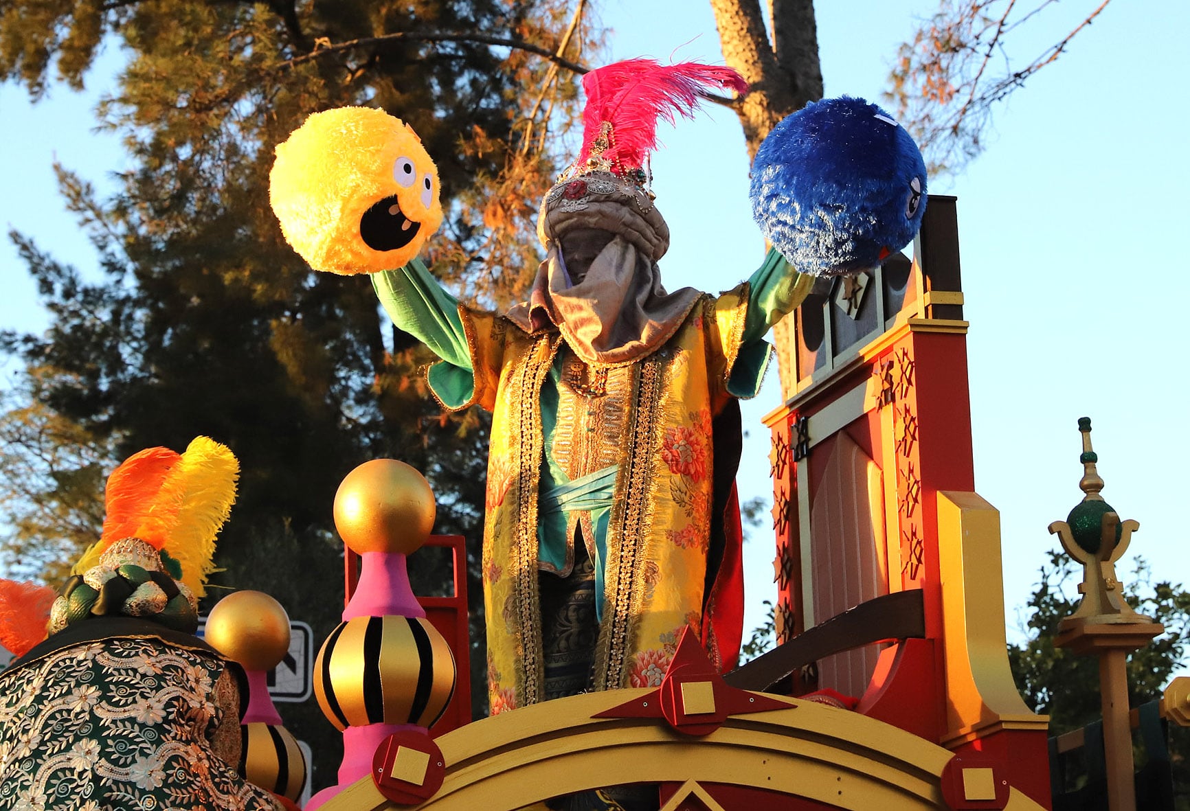 Baltasar en la cabalgata de Reyes Magos de Jerez, 2024