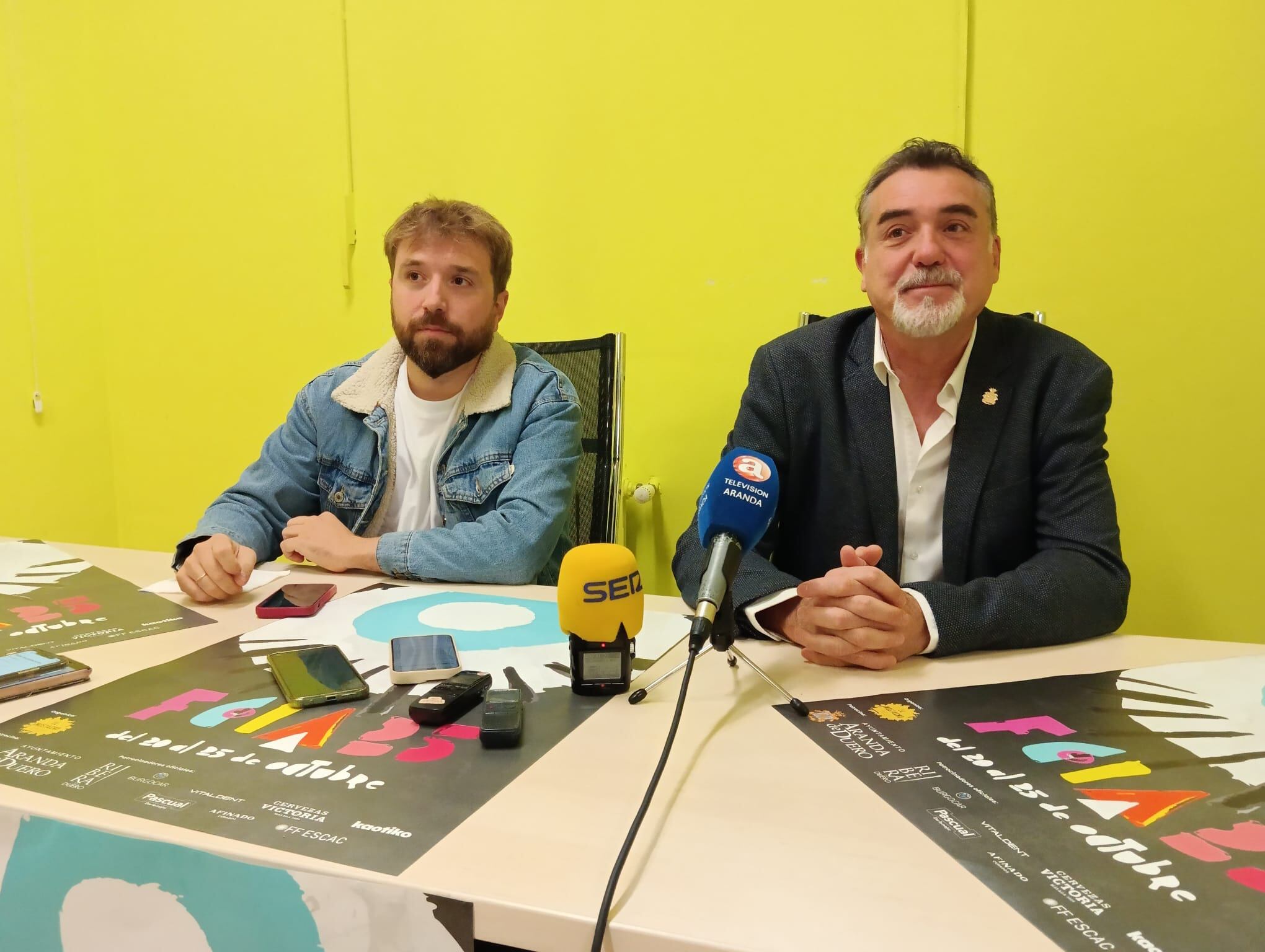 Antonio García Castro (izq) y José Antonio Fuertes Escusol