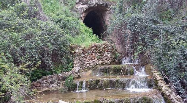 Inicio del túnel que comunica el río Júcar con el Huécar.