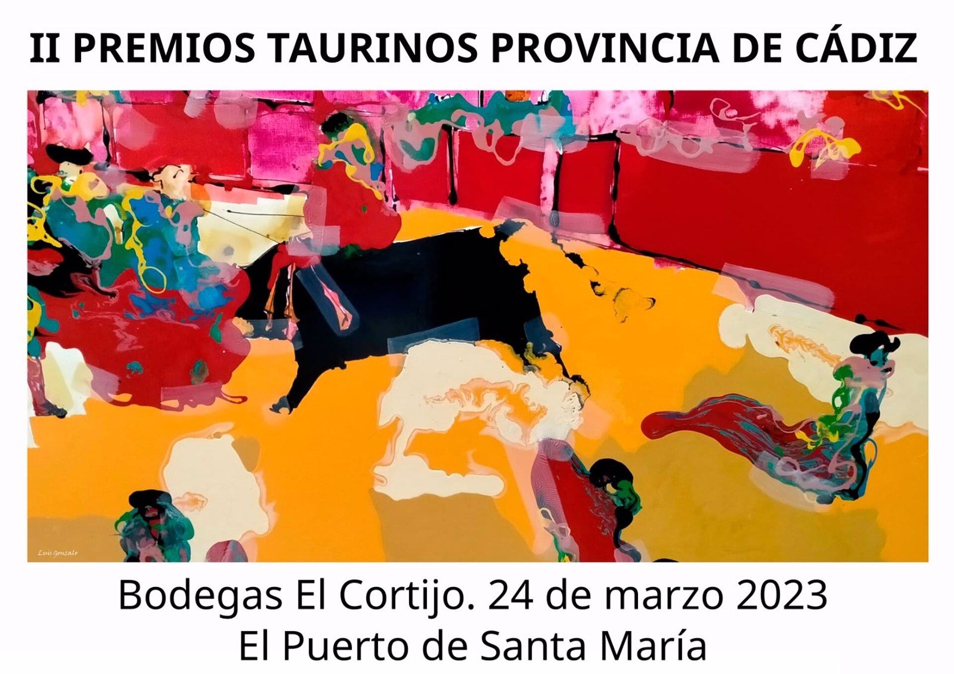 Cartel de los II Premios Taurinos de la provincia