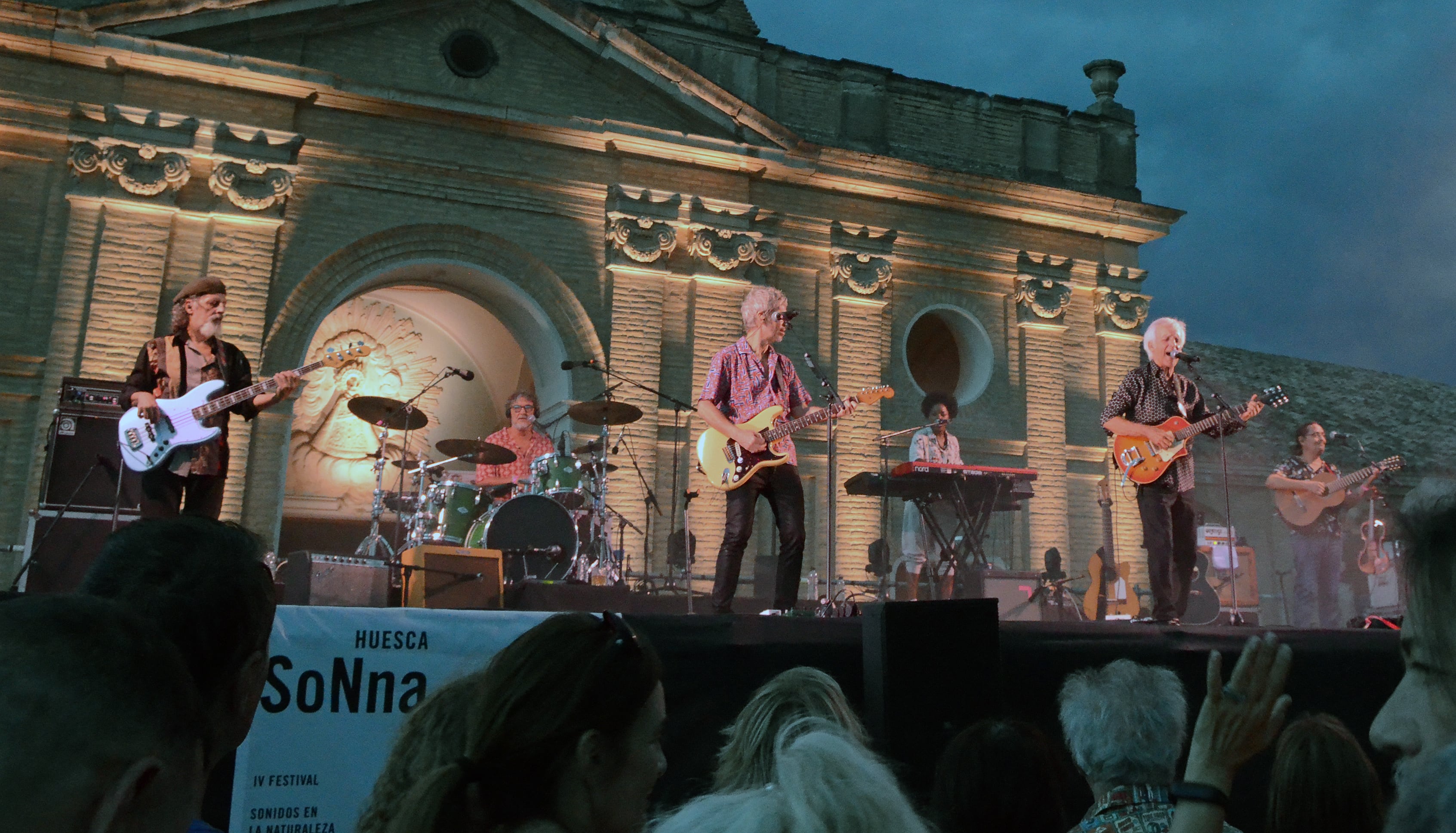 Ariel Rot y Kiko Veneno durante el concierto del SonNa