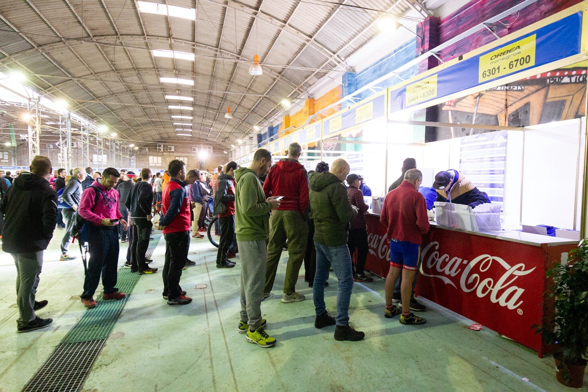 Punto de recogida de dorsales