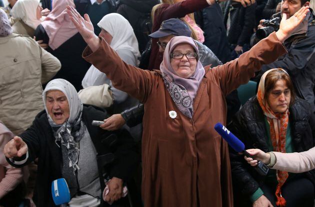 Alegría entre las víctimas de Srebrenica por la cadena perpetua a Mladic.