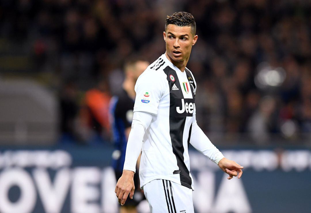 Cristiano Ronaldo, en un partido con la Juventus.