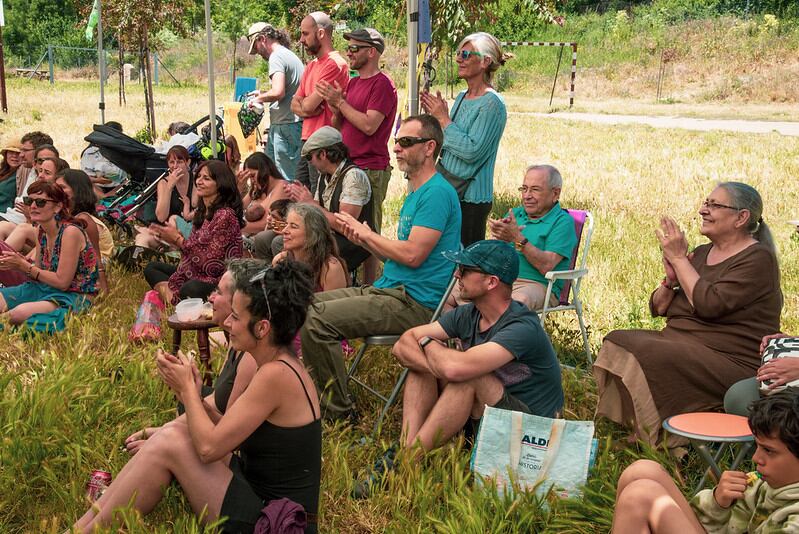 Personas en el campo
