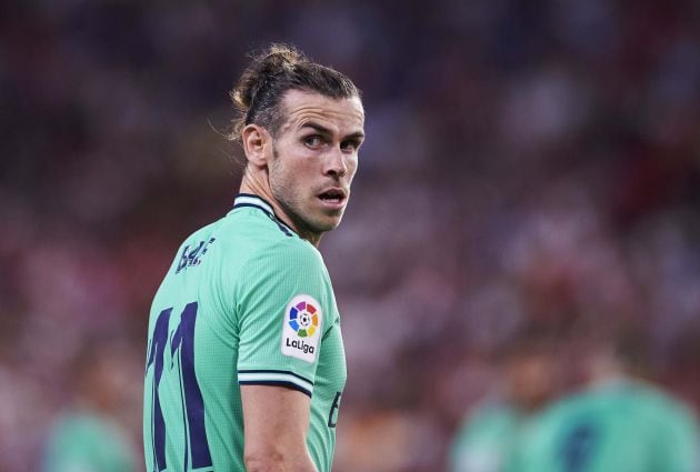 Gareth Bale, durante el partido del Pizjuán